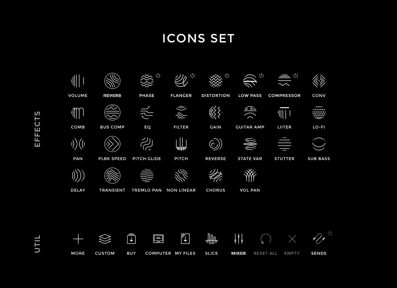 Momentum icons